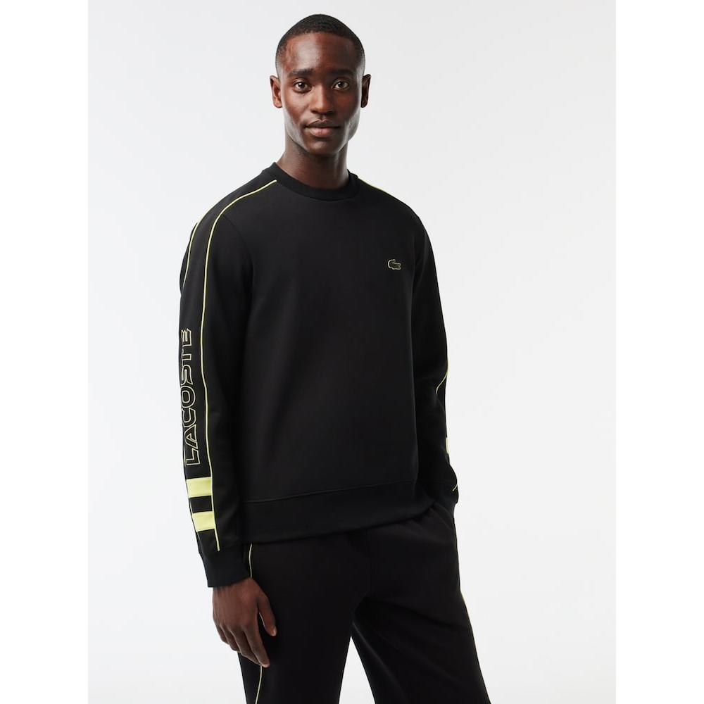 

LACOSTE Mens ACTIVE COLOR DETAIL CREW NECK T SHIRT SH1435 53N 6VT Q2NSH1435 53N6VT