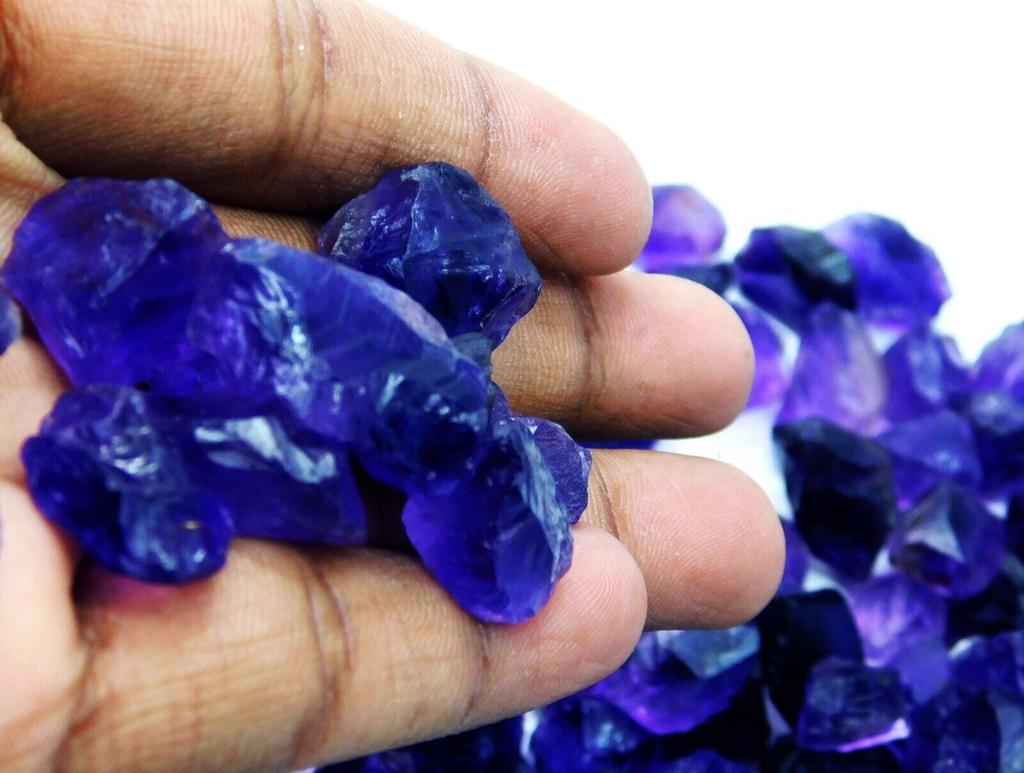 1000 Ct Natural PURPLE Amethyst ROUGH Huge Size CERTIFIED Loose Gemstone Lot Sz-36258741