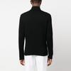 Polo Ralph Lauren Ss23 Pattern Logo Embroidered Print Half-Zip Pullover Long Sleeve Sweatshirt Men sweatshirt Black 710859939003-003