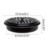 Metal Mosquito Coil Holder Tray with Cover for Fishing Camping Anti Deformed