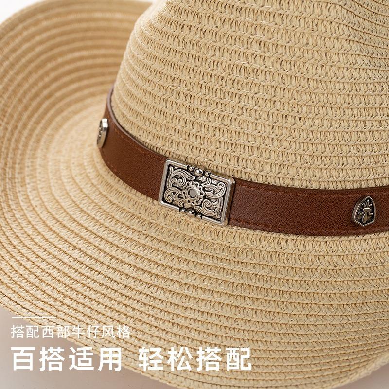 Stråhatt Utomhus solskyddshatt Stråriddarhatt