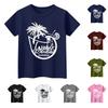 Children's Short Sleeve Neck T-Shirt Animal Print Daily Casual Top