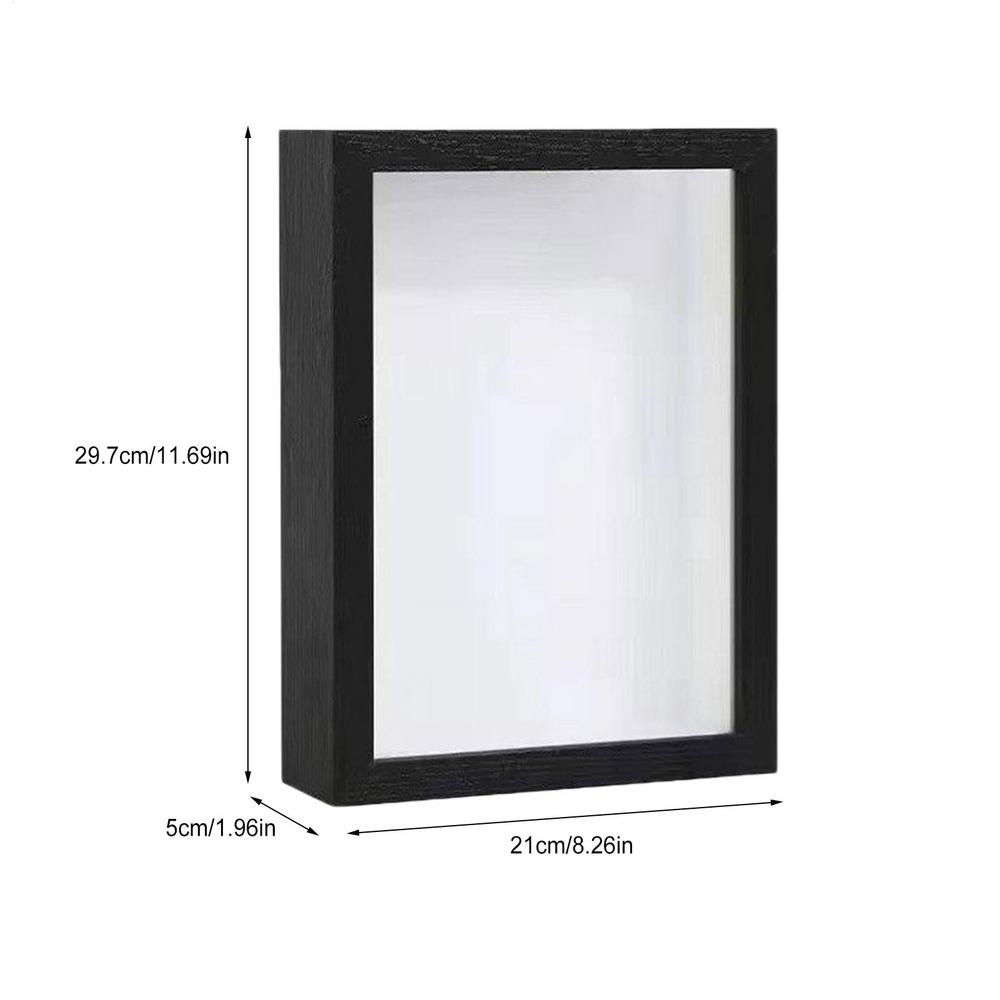 Photo Frame Display Box Home Decor Organizer Photo Frame For Flower Tickets Keepsakes Fireplace Tabletop Bedside Office