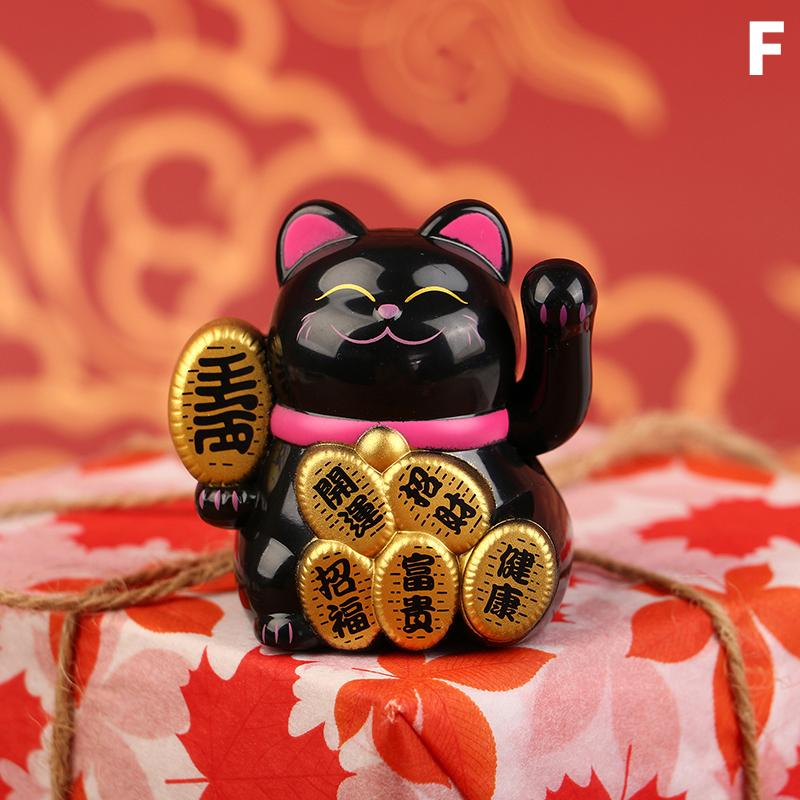 

1 шт. Мини-китайский счастливый кот на солнечной батарее, машущий рукой, приветственный кот, милый счастливый кот, домашний автомобильный декор, подарок