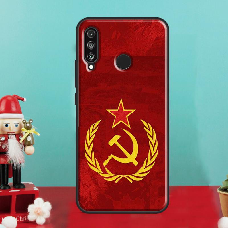Red Soviet Union USSR Flag For Huawei Nova Y70 Y90 Y60 Y72 Y61 Y91 12s 12i 11i 7i 8i 9 10 SE P60 Pro P30 P40 Lite Case