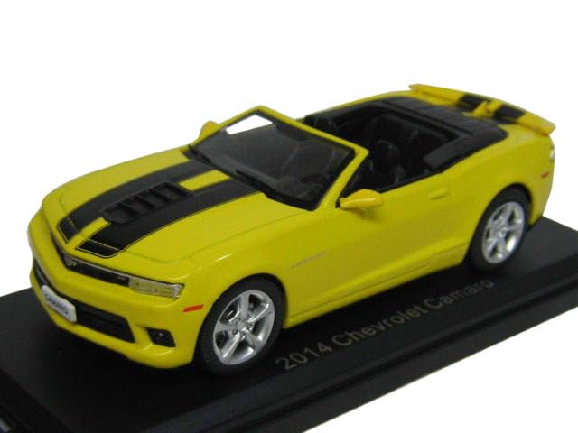 IXO Chevrolet Camaro Convertible 2014 Yellow 1/43