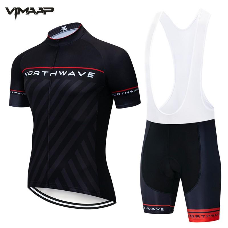 Mens Cycling Jersey Set Short Sleeve Breathable Mesh Bike Apparel Ride