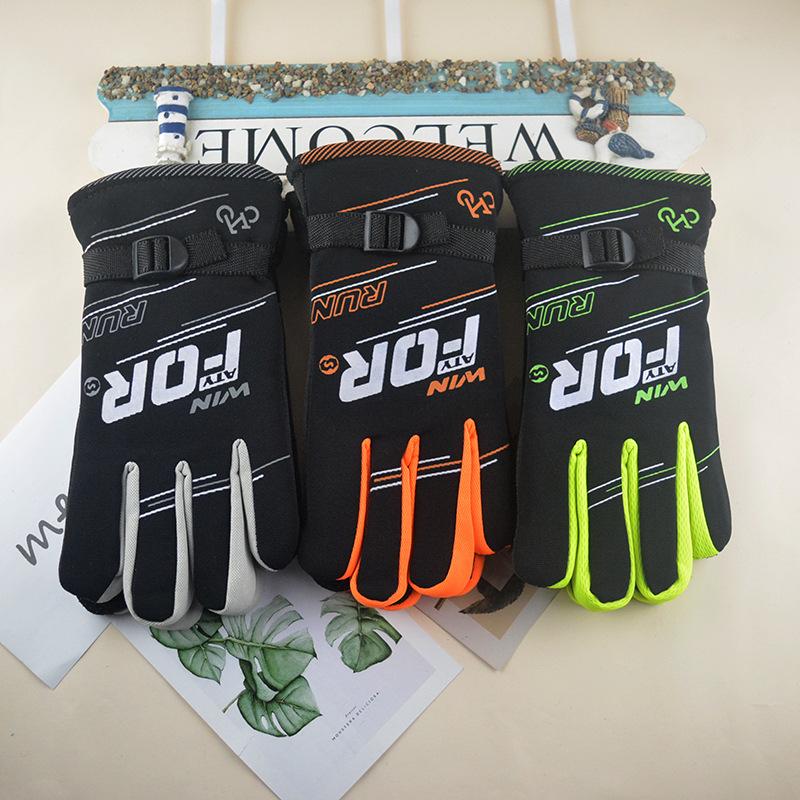Autumn and winter new men's thermal cycling gloves