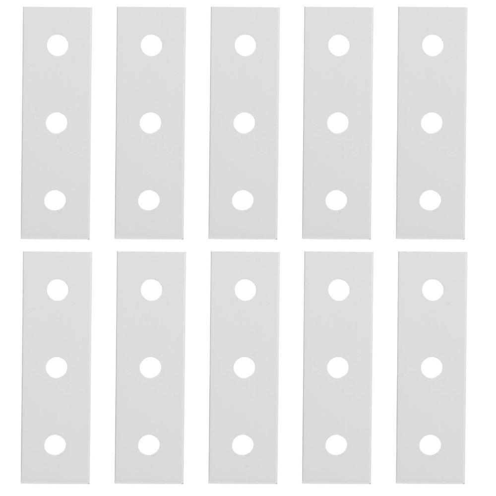 10 pcs Repair Fixing Bracket Straight Joining Plate