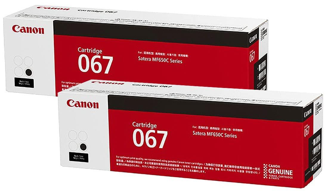 

CANON Genuine Toner Cartridge 067 Black Set of 2 MF656Cdw MF654Cdw Compatible CRG-067BLK / чорний