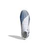 Adidas Predator Edge.1 L AG Soft Artificial Turf Soccer Shoes White Blue Men Soccer Shoes GW3656