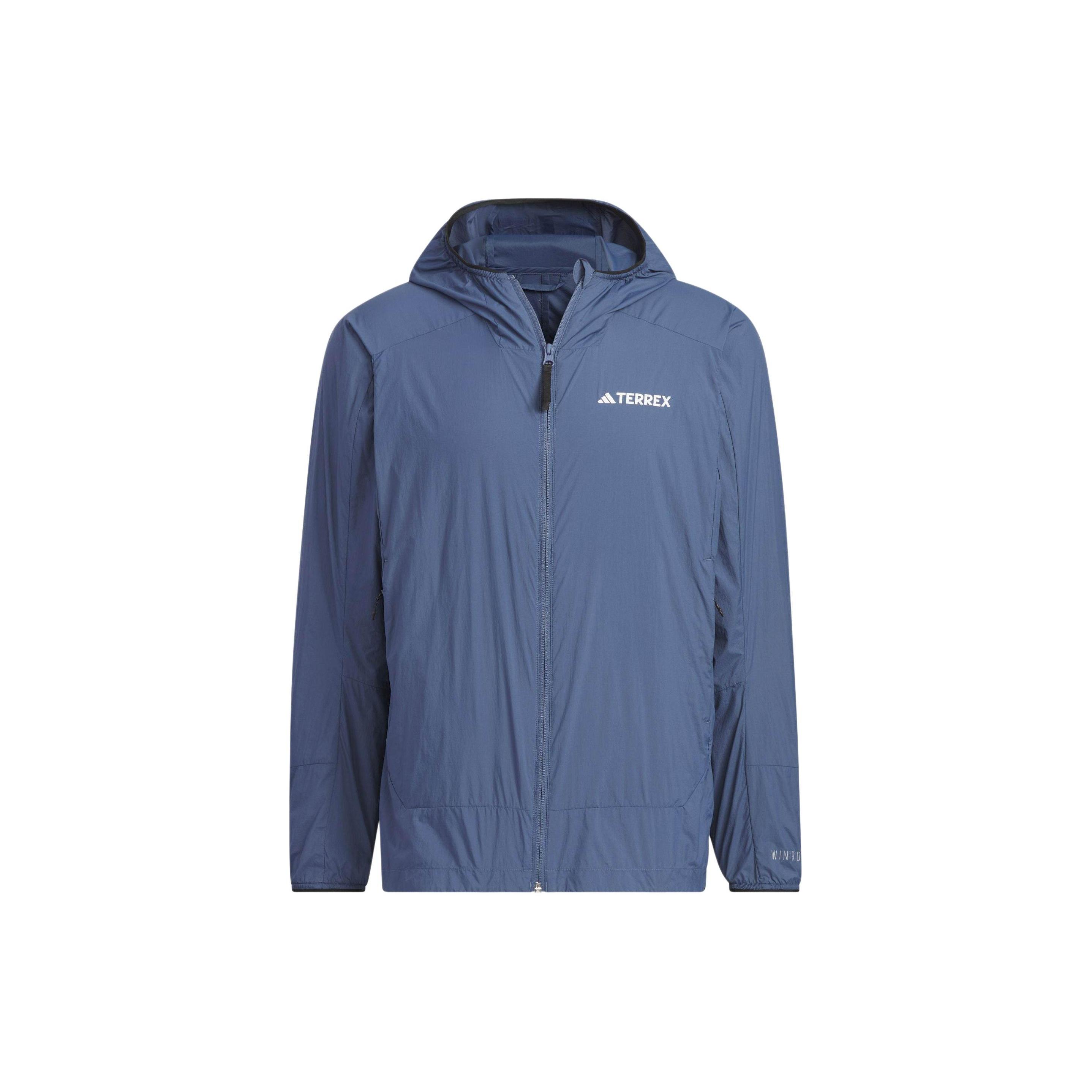 adidas Lightweight Windbreaker Asia Sizing  Blue  Men s IS0272 XS