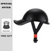 Unique Half Helmet Harley Motorcycle Helmet for Scooter Cruiser Men Women Summer Electric Helmet Baseball Cap Lightweight DOT