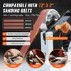 Belt Grinder Sander 72 X 2-Inch Variable Speed with VFD 3 Grinding Moulds