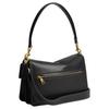 Coach Chain Tabby 26 Removable Chain Shoulder Strap Leather Shoulder Bag Medium Women shoulder bag Black CY919-B4BK