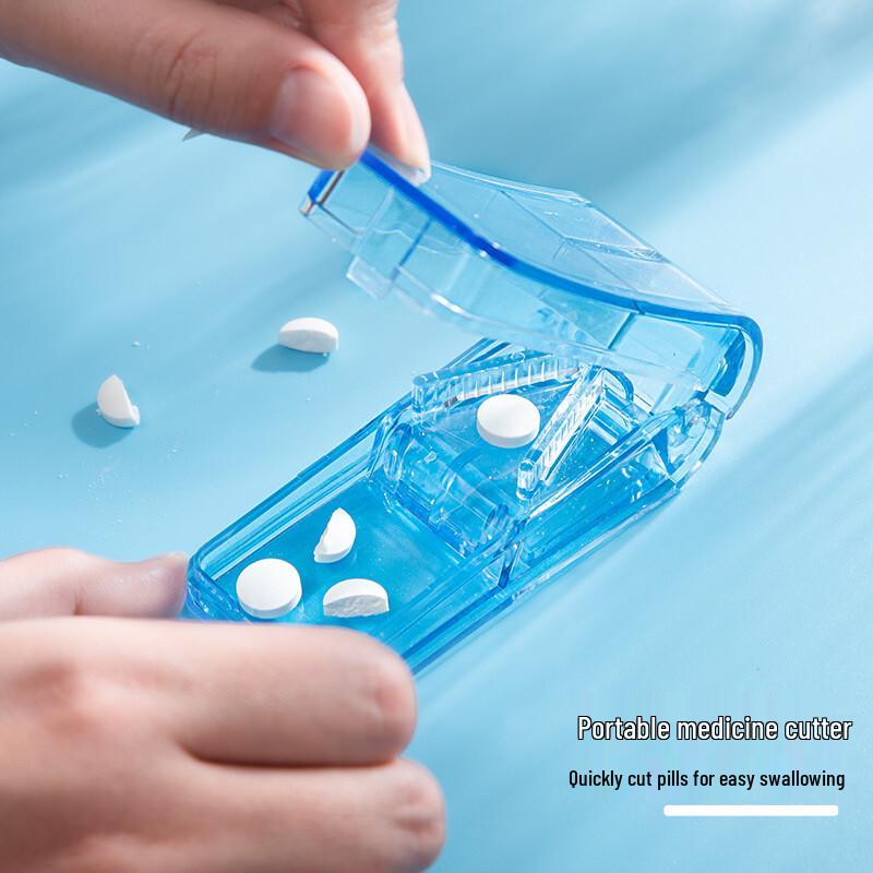 JAJALIN Portable Pill Cutter and Storage Case