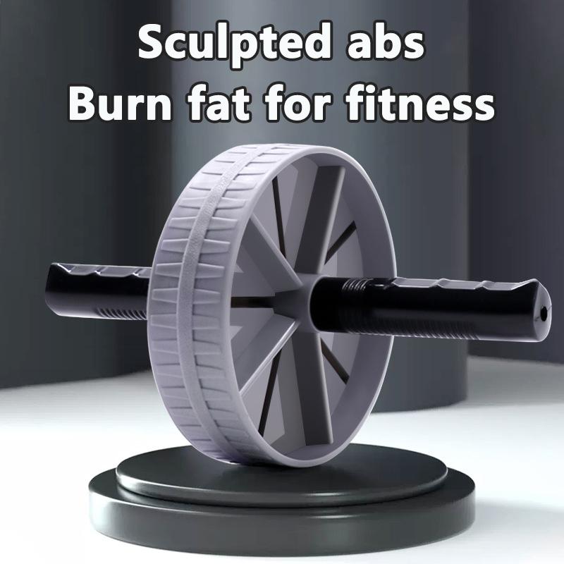 Abdominal Exercise Wheel For Workout Body Building, 1 Pc Household Silent Abdominal Workout Roller, Waist & Tummy Slimming