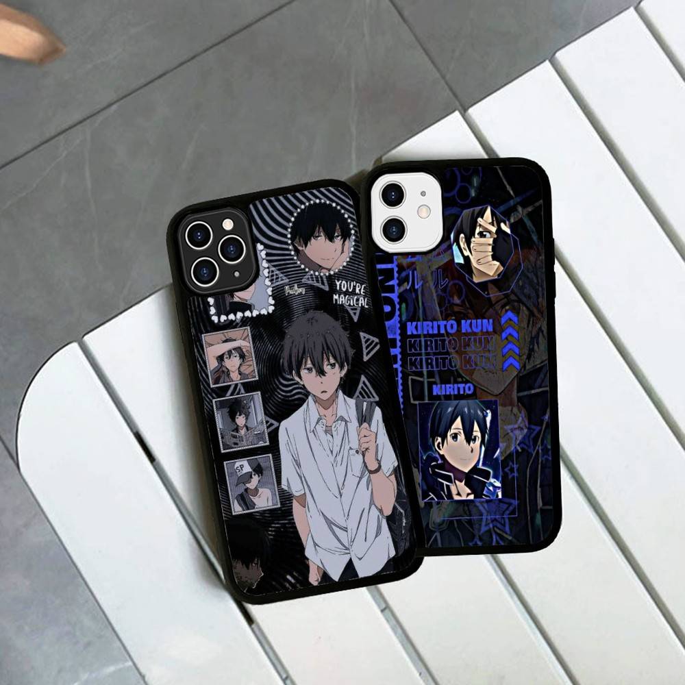 TV Anime Sword Art Online Phone Case For Iphone 16 15 14 13 12 11 Pro Max Plus Shockproof TPU+PC Hard Case