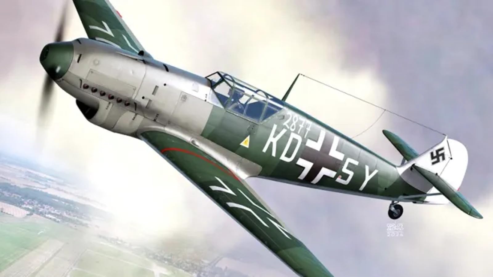 

AZ Model Истребитель Bf109D Пластиковая модель AZM7890 1/72 Дора (Самолет)