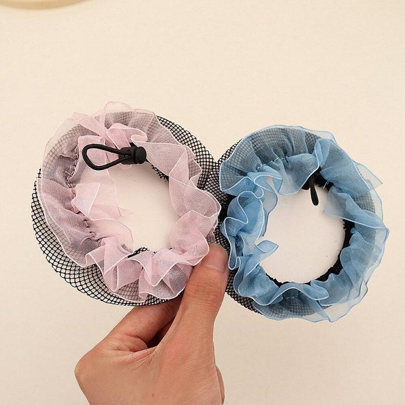 1Pc Seamless Invisible Hairnet Net Pocket Headband Girls Ballet Dance Headwear Hair Maker Headdress Hair Accessories Headpiece