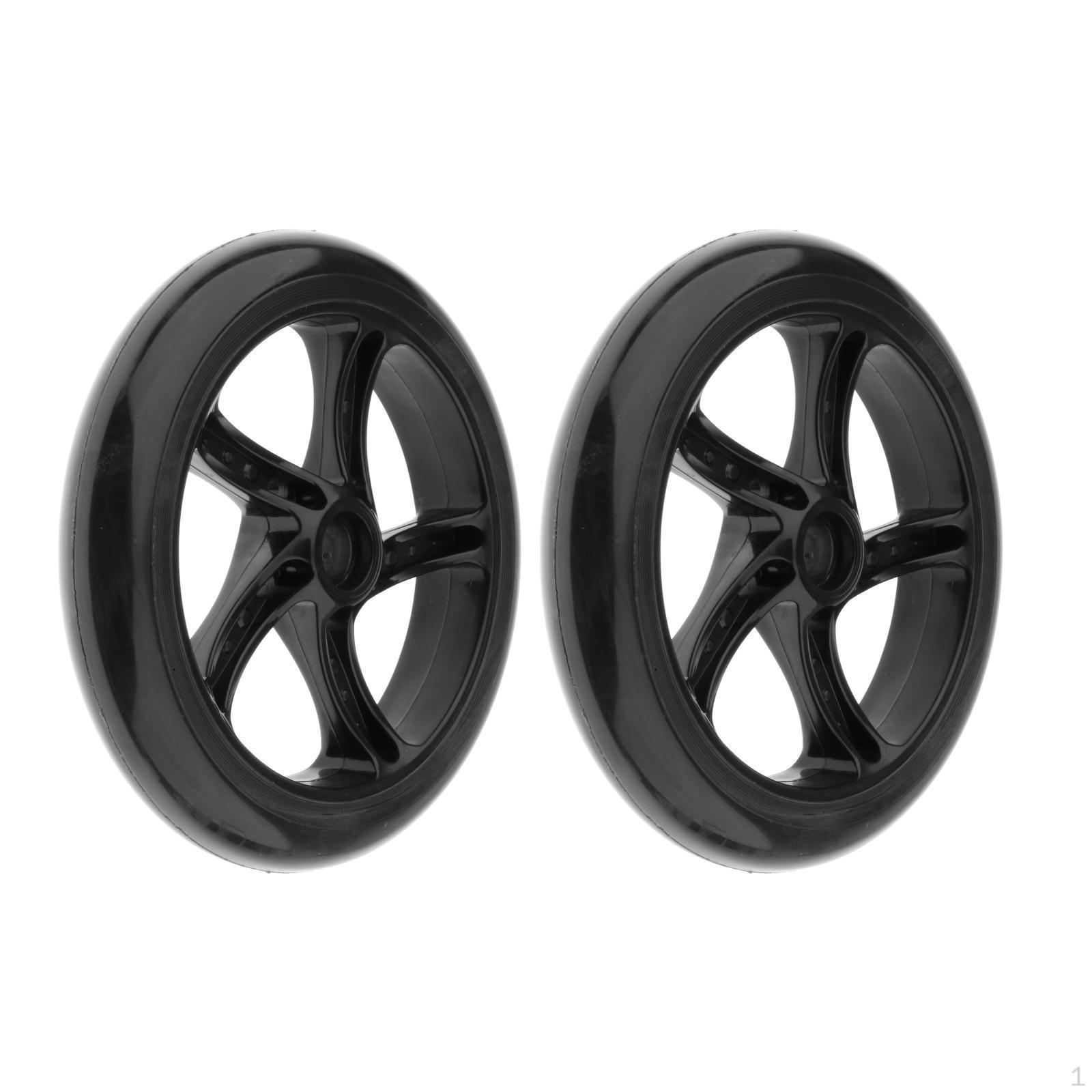 

1 пара 180 колес Высококачественные Запасные шины Оборудование для улицы Велоспорт Макс Black