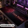 Custom Text Big Mousepad, Extended Desk Pad For Laptop Work GameWorld of Warcraft