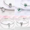 Charms 925 Silver Beads Coffee Bag Car Pendants Fit Original Bracelet Making Jewelry