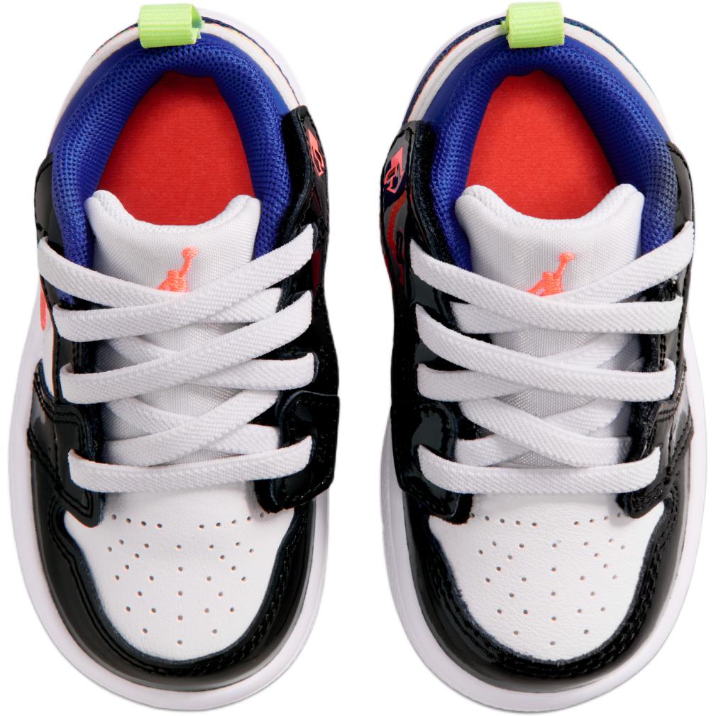 Jordan Air  1 Leather Comfortable Versatile Walker Shoes Baby sneaker White Black Blue II1251100
