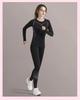 2025 Women's Winter Quick-Dry Yoga Set: Long Sleeve Running Top & Tight Fitness Wear