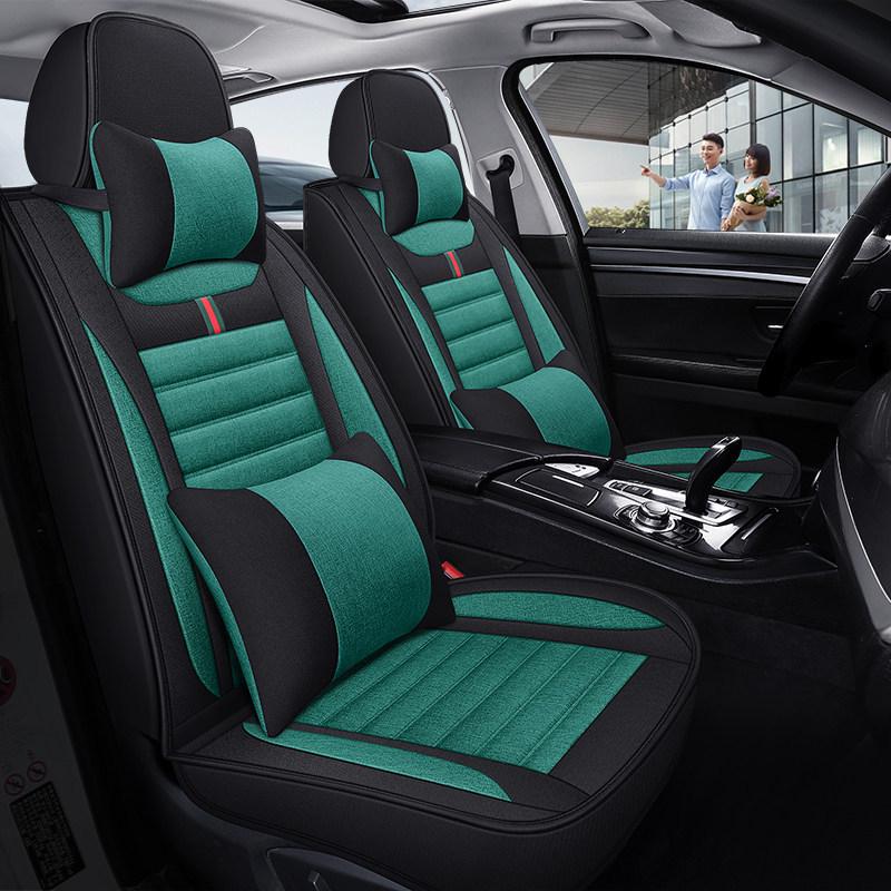 Volkswagen Santana Full Coverage Universal Leather Seat Covers - Four Seasons, 2019 Model.
