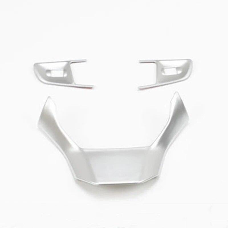 My Good Car Inner Decorative Chrome Steering Wheel Cover Insert Trim Sequined Decoration For Peugeot 408 2014-