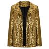 Women's European & American Style Sequined Lapel Cardigan Blazer