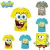 Cute 3d Spongebob Squarepants Cartoon T-shirt For Boys And Girls