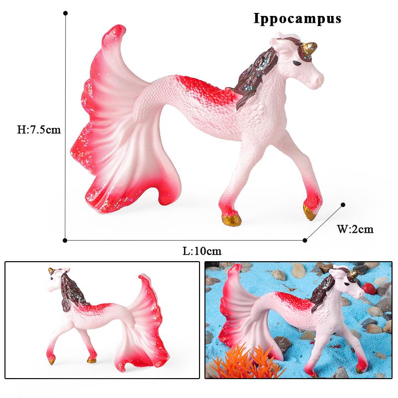 Oenux Phoenix Cerberus Ice Monster Model Cerberus Griffin Dragon Dinosaurs Action Figures Animals Toy Collection Kid Gift