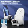 New Wireless Fast Charging Charger Stand Mini Chair Sound Portable Mobile Phone Holder Charge Dock Station
