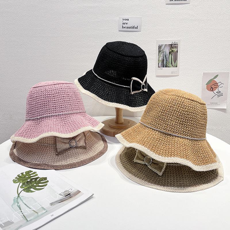 Fisherman Hat Spring/Summer Women's Fashion Versatile Pot Hat Sunshade Sun Cap Pot Hat