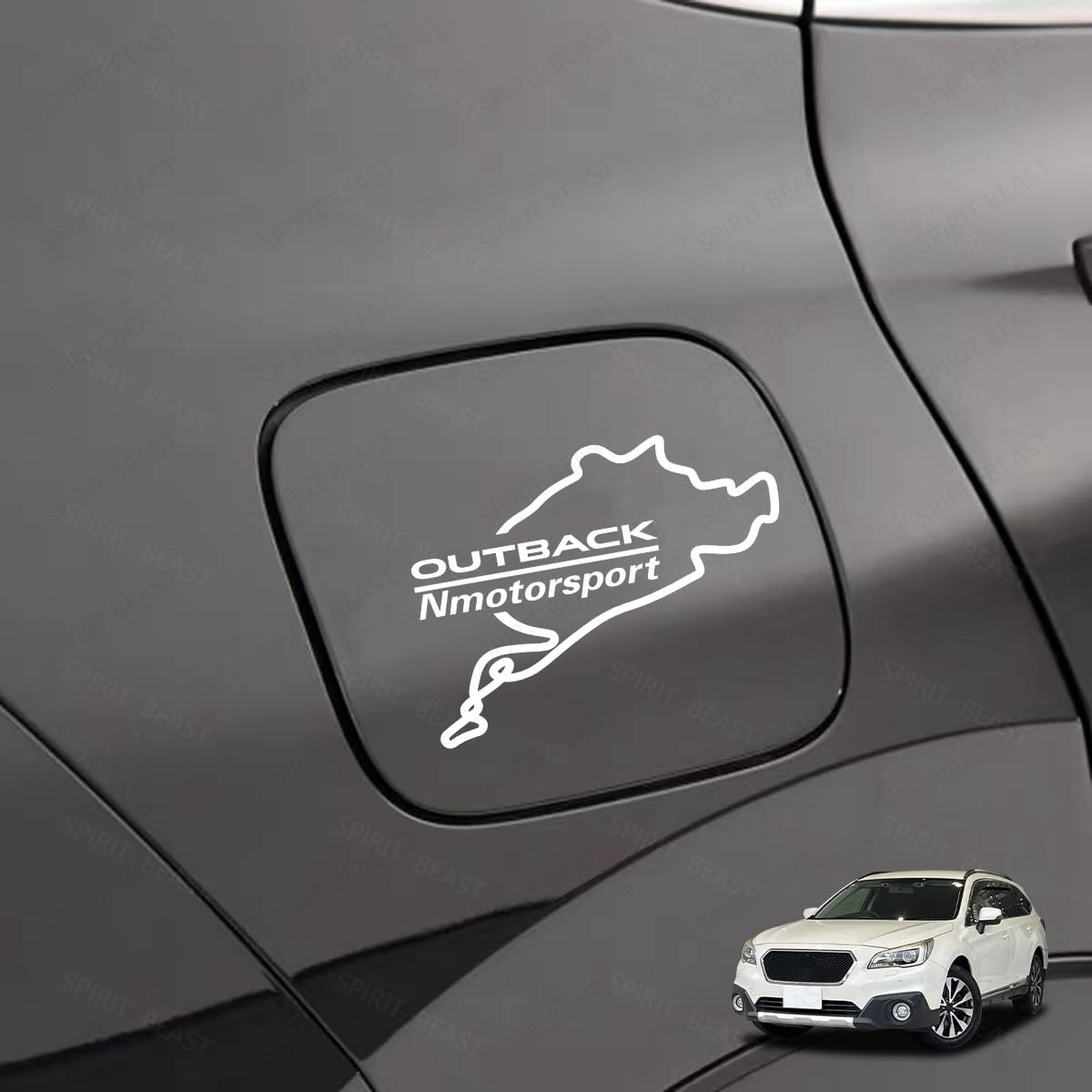 [Outback] OUTBACK Fuel Filler Cover Sticker Rear Glass Suitable for OUTBACK