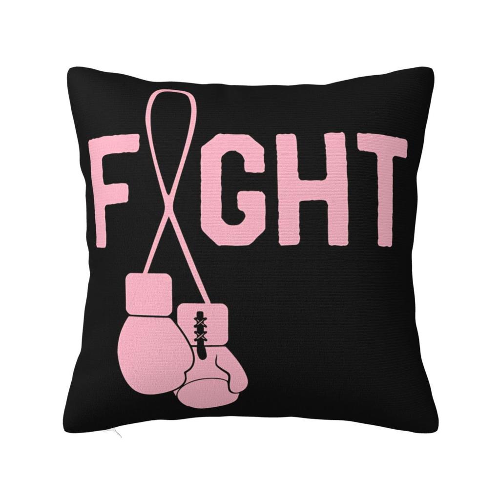 Women Breast Cancer Warrior I Am The Storm Pillow Case Cushion Covers Vintage Decorative Throw Pillow Case Cover for Seat
