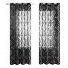 Cut Flower Leaf Bubble Blackout Curtain Window Screen Decoration Finished Curtain