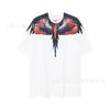 Summer Men's and Women's Same Fashion Trend T-shirt Personalized Trend Wing Printing Comfortable and Simple