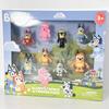 Bluey Family And Friends Action Figures 8 Pack Poseable Collectible Toys Kids Pretend Play Dolls Birthday Gift For Children 3+