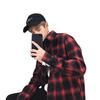 Cămașă cu mânecă lungă în carouri negru-alb toamnă stil japonez design pentru bărbați nișă retro stil Hong Kong cămașă largă jacket