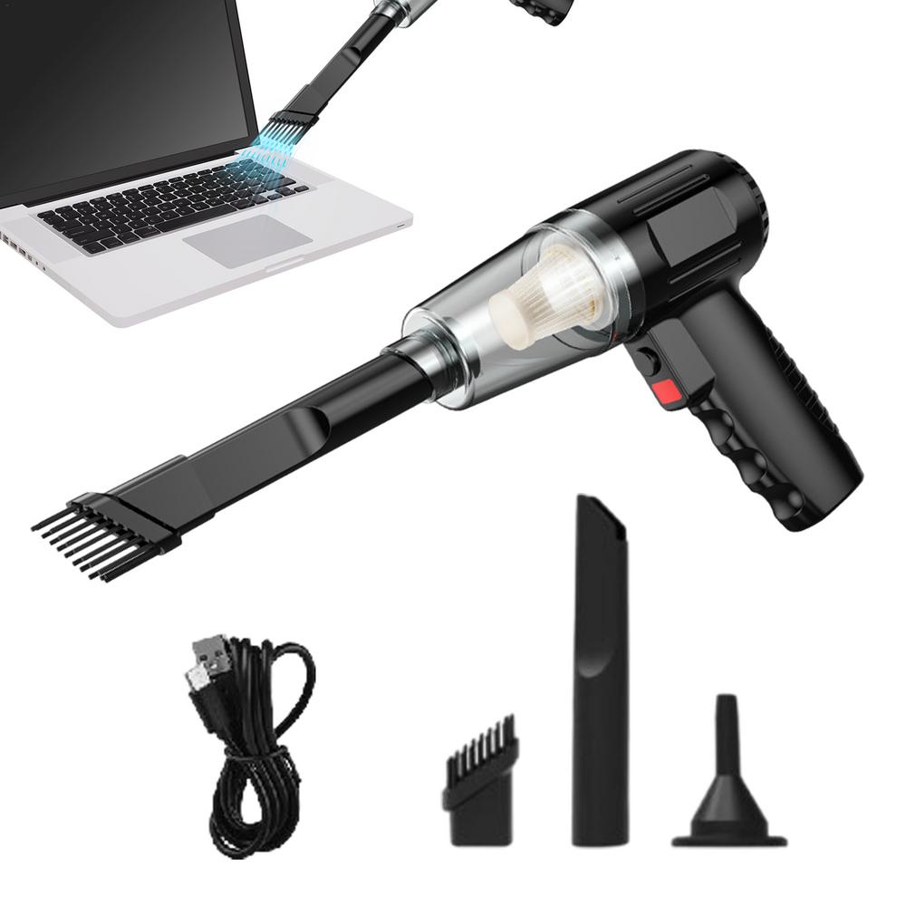 Aspirator portabil fără fir pentru mașină, aspirator reîncărcabil fără fir, aspirator portabil puternic cu aspirație 9000pa