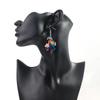 Creative Cute Flowers Parrot Birds Acrylic Drop Earrings Personality Colorful Painted Animals Danle Earrings for Women Jewelry