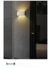 Waterproof LED Outdoor Double Head Wall Light, Super Bright for Villas, Courtyards, and Balconies.