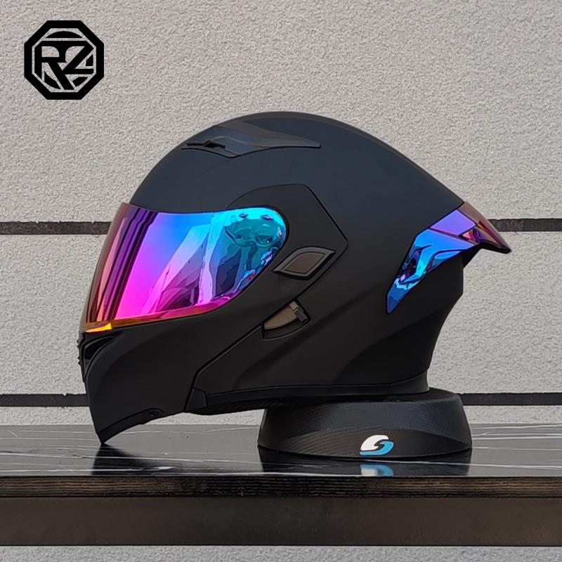 ORZ High Quality Motorcycle Full Face Helmet Four Seasons Motocross Racing Modular Flip Up Casco Moto Men Women Off Road Helmet