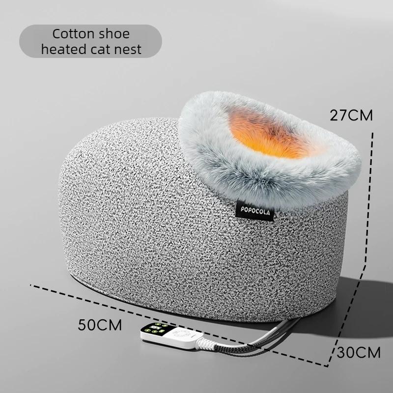 

Heated Cat Bed Constant Temperature Warm Thickening Winter Cold Weather Closed Electric Blanket Cats Electric Heating Beds