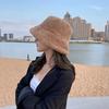 Korean Style Wool Bucket Hat Imitation Fur Warm Fisherman Hat Retro Women's Plush Hat  Girls