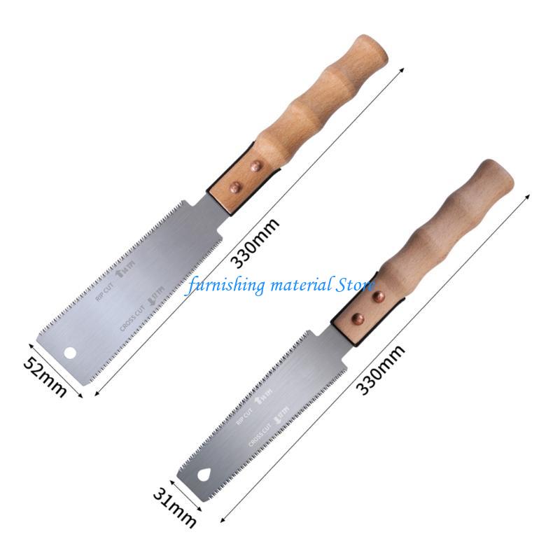 Y5GD SK5 Sawing Japanese Double Edged Pull Sawing Handsaw Woodworking Hand Tools
