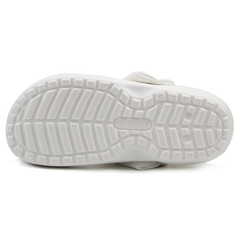 Crocs Classic Clog Comfortable and Versatile Sports Slippers Unisex White